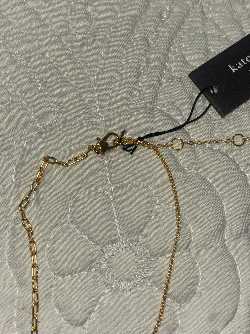 kate spade Gold Pearl Popcorn Pendant Necklace - Gold